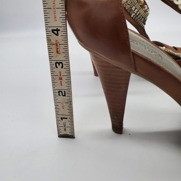 Kenneth Cole Reaction Knowingly Heels Women's 8.5M Shoes Brown - Picture 11 of 16